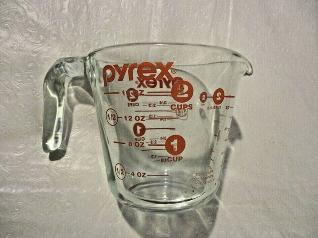 Pyrex 16 oz. Glass Measuring Cup 2 Cup Size 500 ML eBay