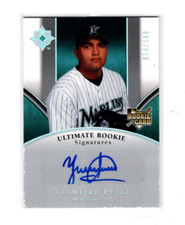 2006 Ultimate Collection Rookie Signatures 54/180 Yusmeiro Petit #165 Auto