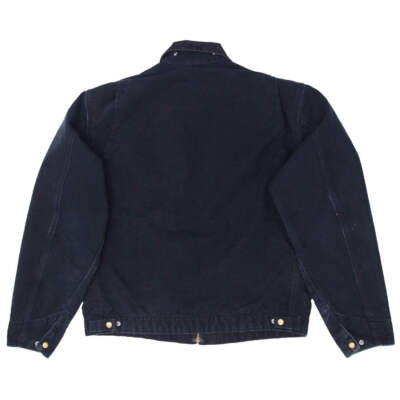 Vintage Carhartt J01 BLK Blanket Lined Detroit Jacket Size 46 Tall