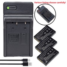 D-L17 Battery or USB Charger for Pentax Optio MX MX4 450 550 555 750Z FNP-120