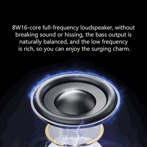 Mini Portable Bluetooth Speaker Wireless LED TWS Subwoofer Tandem-* - Photo 3/12