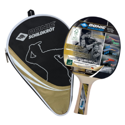 TABLE TENNIS BAT & COVER   DONIC SCHILDKROT   LEGENDS GOLD