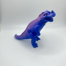 Playskool Definitely Dinosaurs Ceratosaurus Purple Blue Dinosaur Vintage 1988