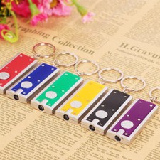 LED Keyring Torch Ultrabright Mini Pocket Keychain Flashlight Key Fob Light