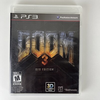 DOOM 3 PlayStation 3 PS3 Game (2012) Complete With EN FR Manual  CIB