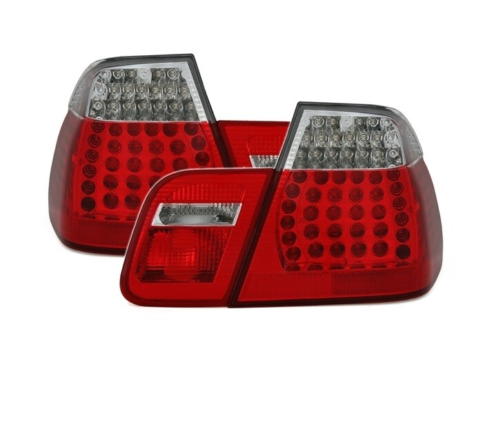 SET TAIL LIGHTS LED VT316 FOR BMW 3 E46 SEDAN FL 2001-2005 RED