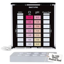 Pool Chlor pH mit 200 Tabletten - 100 x DPD1 und 100 x Phenol Red Schütteltest