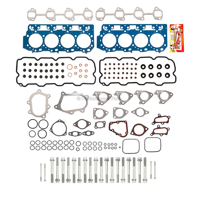 Комплект болтов с прокладкой головки толщиной 0,047 для 01–04 Silverado Sierra Chevrolet 3500 6,6 - Изображение 2 из 4