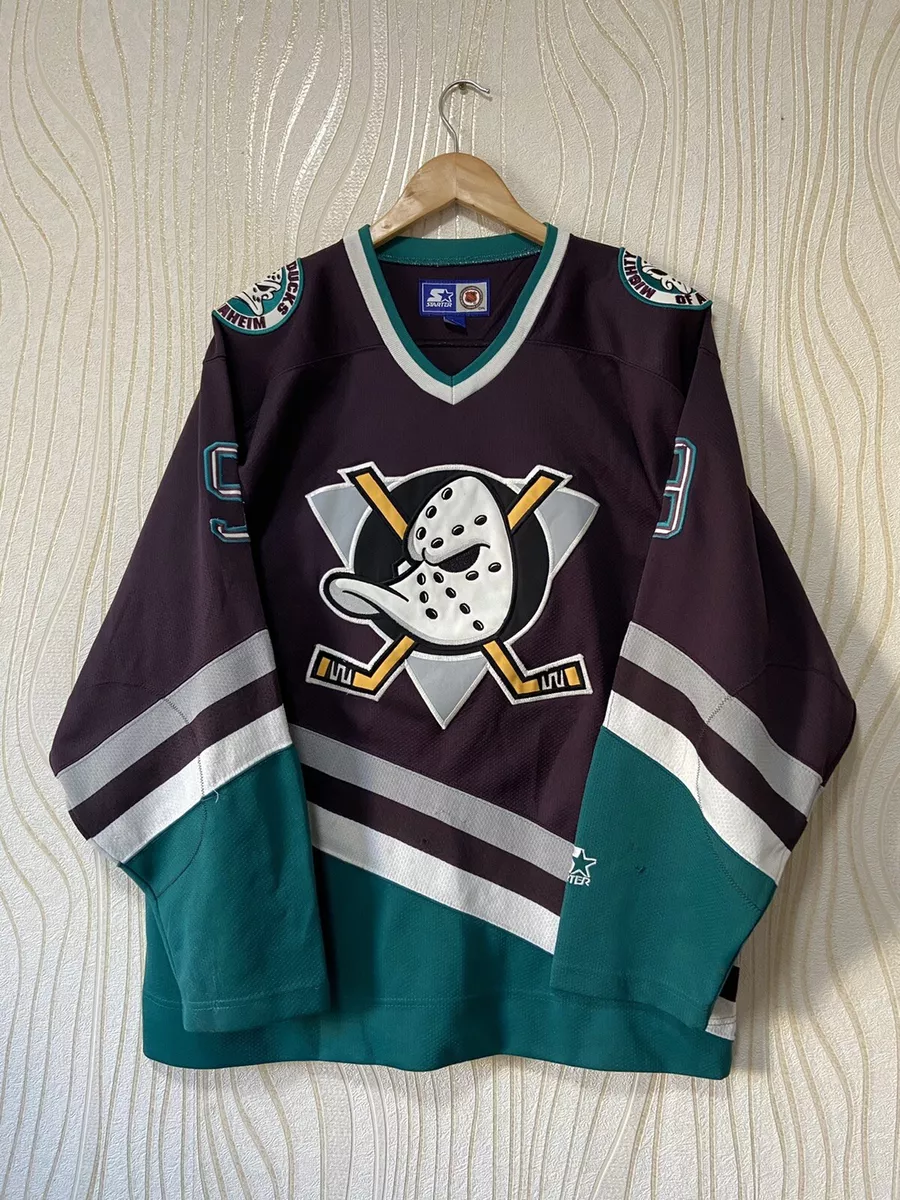 Starter Mighty Ducks of Anaheim Jersey w/ Paul Kariya Signature