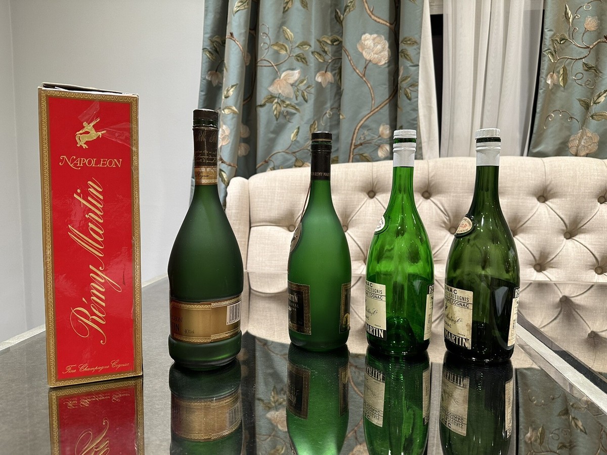 4x Remy Martin Cognac Empty Bottles 1960s And 1980s 700ml | eBay
