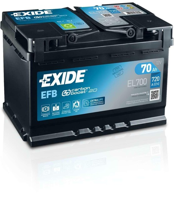 Exide аккумулятор 70