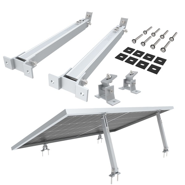 Nuasol AufstäNderung 15°-30° Solarmodul Halterung Balkonkraftwerk Flachdach Pv-image
