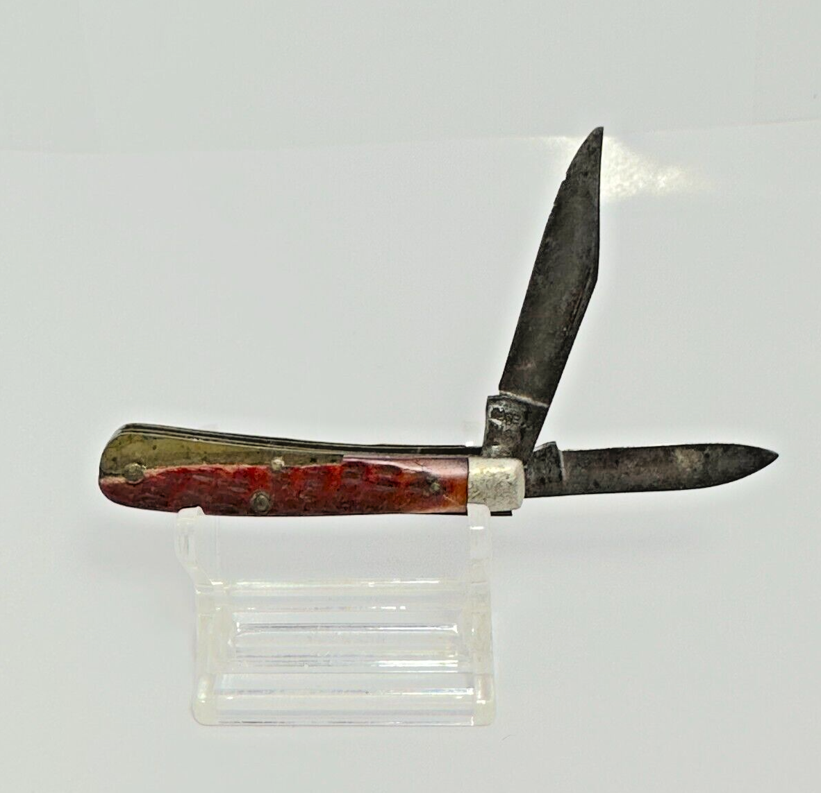 Vintage Case XX 6229 1/2 Tadpole Folding Knife Red Bone | eBay