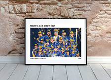 Brewers 2026 MLB World Series Champions 17x11