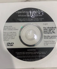 HP Operating System DVD Windows Vista Business 2007 Software - Free Shipping