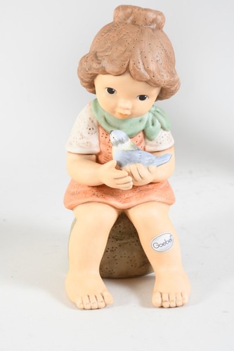 Q17Y18- Goebel Porzellan 2x Figur Nina Marco mit Eis Schiff und Vogel - Bild 2 von 12