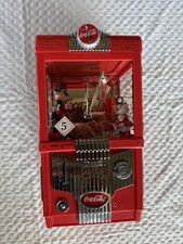 1997 COCA COLA COIN BANK BY ENESCO VINTAGE ARCADE MACHINE CRANE CLAW Musical