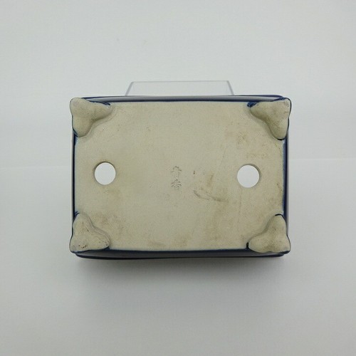 Bonsai Pot, Signature: Seiko, Rectangular Pot 13.2 cm, Glazed, Made in Japan - Picture 5 of 6