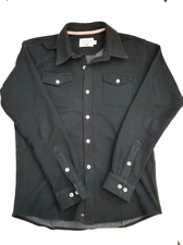 Mens shirt, "Normal Brand" Size Small, Long sleeve. Dark Green. NWOT.