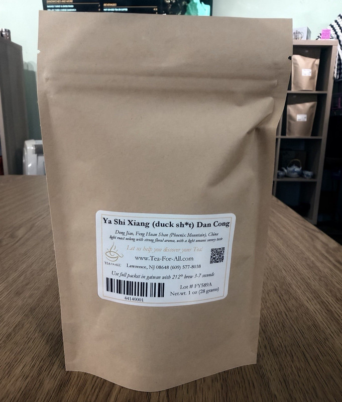 Tea For All Ya Shi Xiang (Duck Sh*t) Dan Cong Oolong Tea, Chinese 1 oz