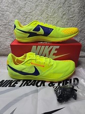 Nike Men  s Rival XC 6 Cross-Country Spikes Volt/Total Orange NEW Size 12.5