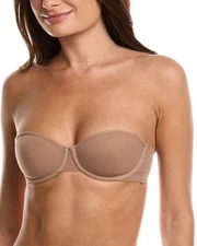 Wolford Sheer Opaque Spacer Convertible Bandeau Bra Women's