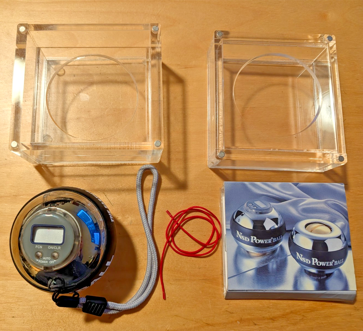 NSD Power Ball 350hz Metal Gyroscope w/ Magnetic display case and