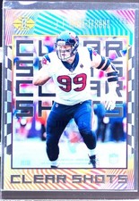 2019 Illusions J.J. Watt /399 #CS-JW Texans Clear Shots Gold