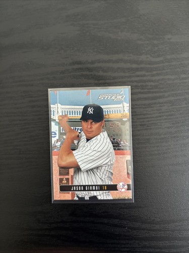 2003 Donruss Studio Jason Giambi #57 card