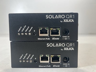 DEFECTIVE 2pc Xilica Solaro QR1 Digital Signal Processors untested G3D
