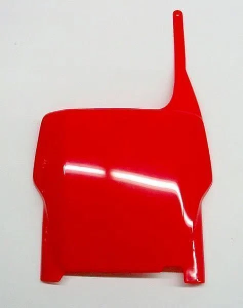 Placa de matrícula frontal de plástico UFO - vermelha motocicleta bicicleta de rua sujeira HO03633-070 - Imagem 2 de 4