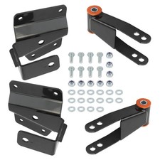 4" Drop Kit Rear Shackles Hangers For Chevy Silverado 1500 GMC Sierra 1500 2