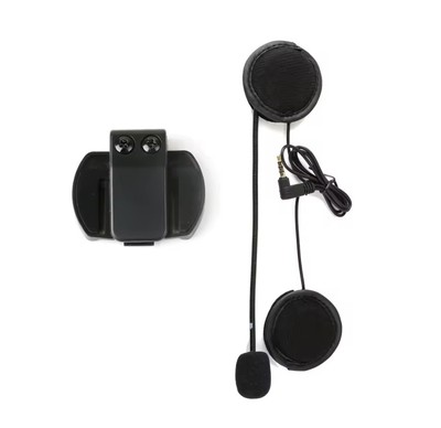 EJEAS Mikrofon Kopfhörer Headset für V6 Pro Motorrad Helm BT Gegensprechanlage GPS