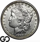 1891-O Morgan Silver Dollar Coin, Choice AU++ Semi-Better Date