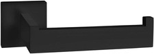 YUET Black Toilet Roll Holder Stainless Steel Tissue Hanger for Bathroom and