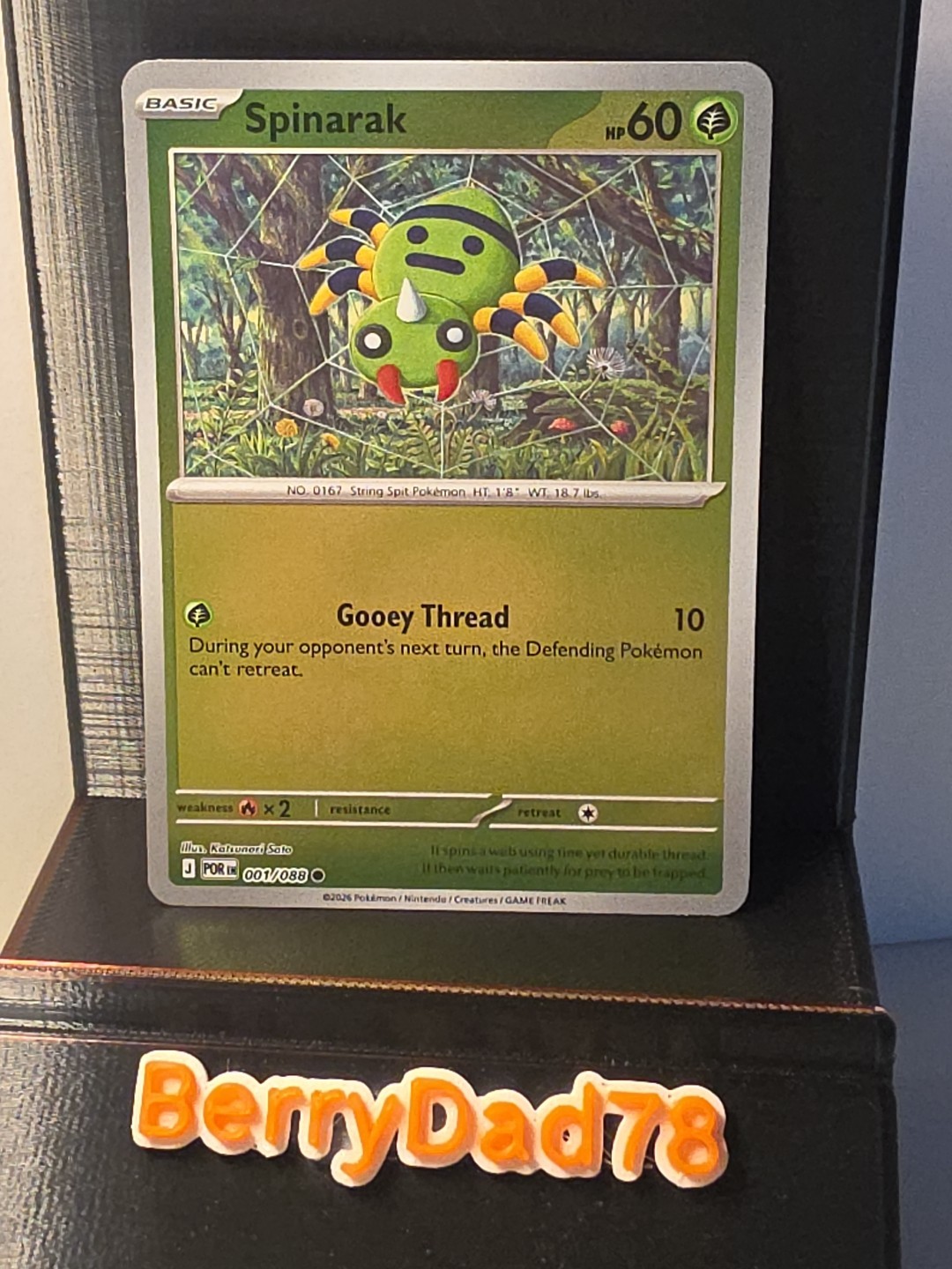 Spinarak 001/088 Perfect Order Reverse Holo Pokémon TCG NM