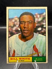 Bill White 1961 Topps #232 St. Louis Cardinals