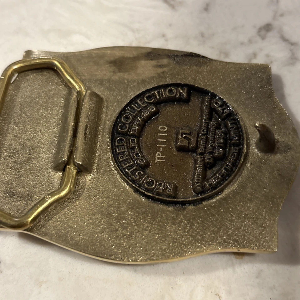 Heritage Mint "the Yearling" Solid Brass Belt Buckle Wyoming TP-1110 - Image 3 of 4