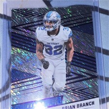 Panini Revolution Storm Holo Red /175 Brian Branch #109 Detroit Lions