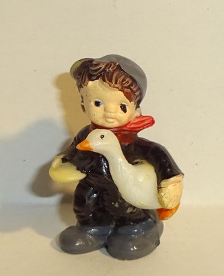 HANS IM GLÜCK mit Gans *Jacke und Hose schwarz* 70er Jahre ORIGINAL