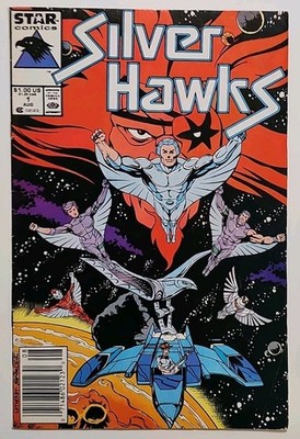 Silver Hawks #1 Origin 1st Appearance Newsstand Edition 