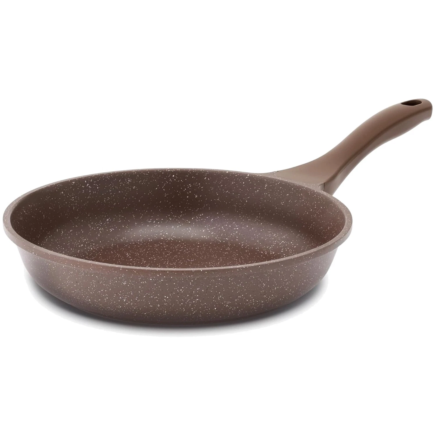 Stone Chef's Pan, Nonstick Skillet, PFOA-Free, Toffee Brown
