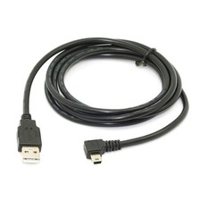 1.8m USB B Type 5pin Male 90 Degree Left Angled to USB 2.0 Male Data Cable7249