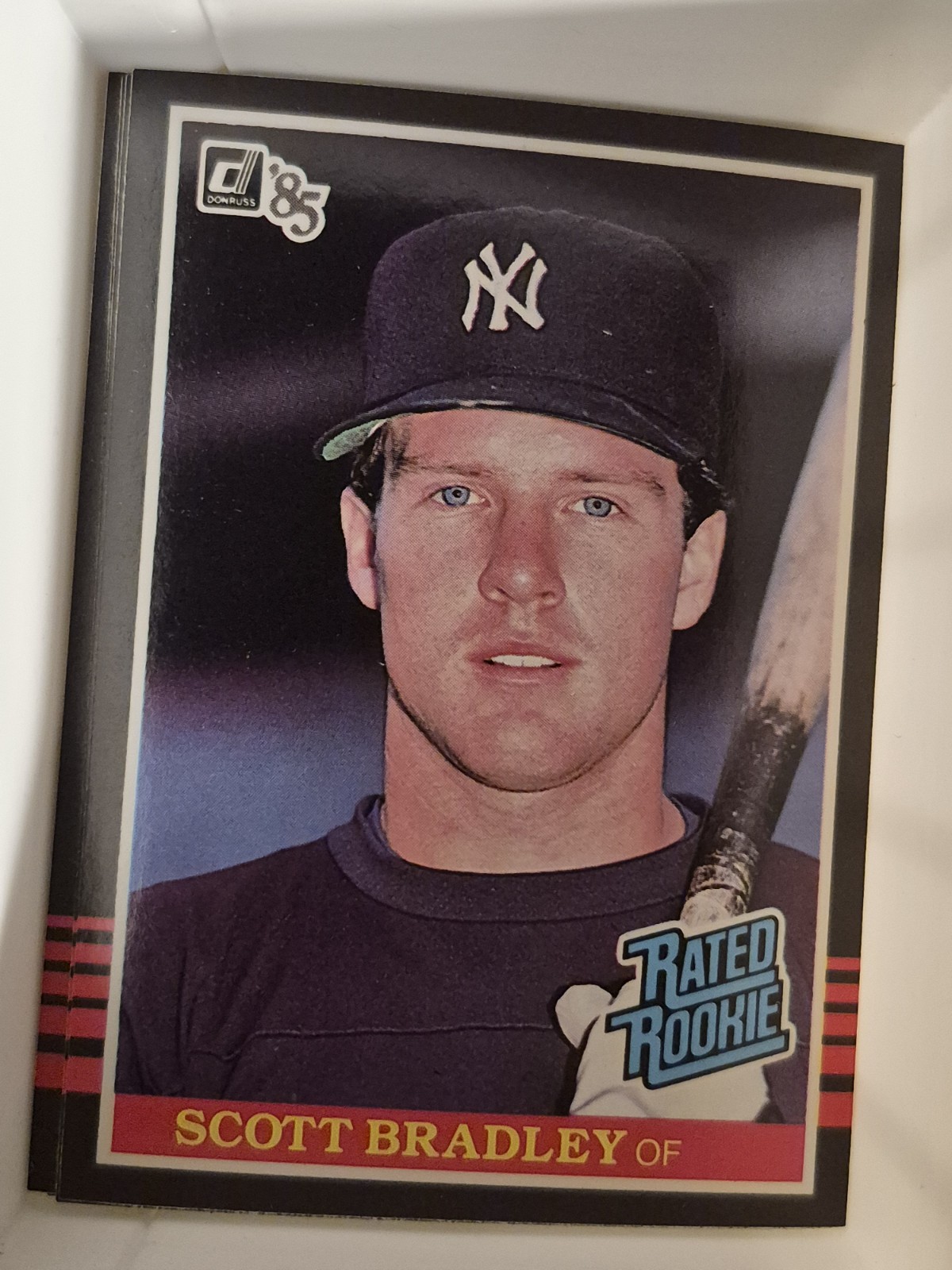 Scott Bradley 1985 DONRUSS RATED ROOKIE #37 FREE SHIPPING 