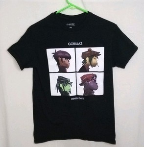 T-shirt Pour Homme Gorillaz - Demon Days - NOIR - ROCK OFF