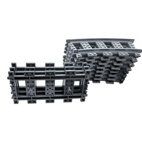 LEGO City Train Tracks Set 20 Pieces 60508 Curves Straight Crossing Track