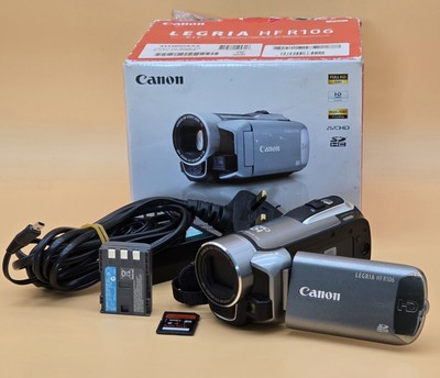CANON LEGRIA HF R106 HD Digital Camcorder. Boxed With Accessories.