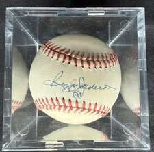 Reggie Jackson autographed baseball - COA