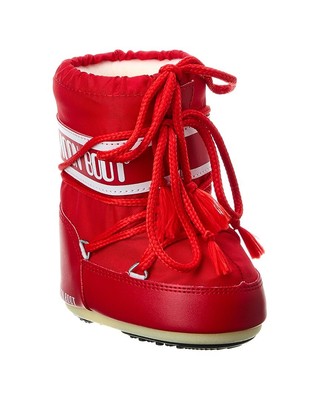 Moon Boot  Mini Icon Nylon Boot Red 19/22