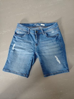 Fresh Made Damen Jeans Shorts small S blau
